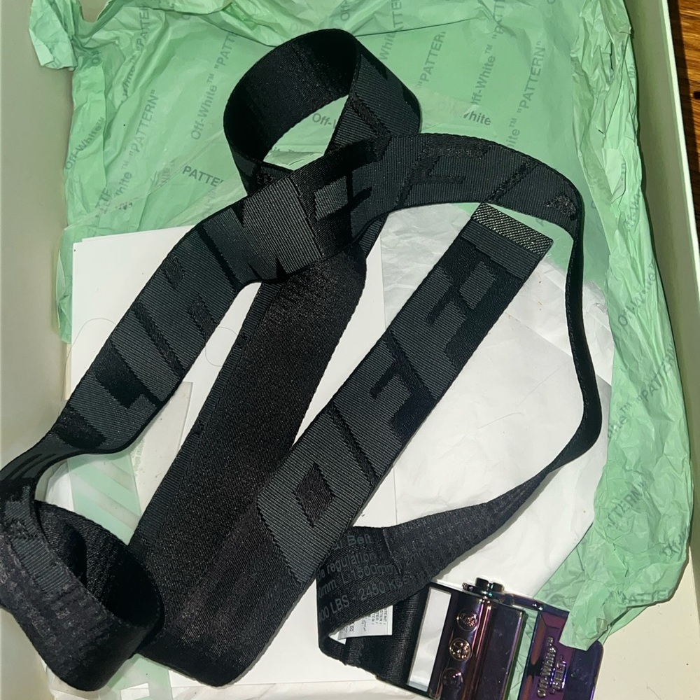 Off-White Black Industrial Belt 2.0